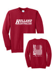 Holland Contracting - Crewneck Sweatshirt | Flag Design