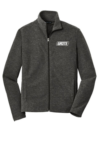 Grote -Port Authority® Heather Microfleece Full-Zip Jacket