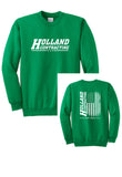 Holland Contracting - Crewneck Sweatshirt | Flag Design