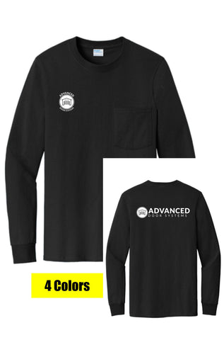 ADS - Long Sleeve Pocket Tee