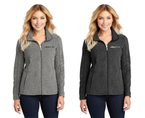 Altus CXO - Ladies Heather Microfleece Full-Zip Jacket