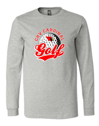 GHV Golf '25 - BELLA + CANVAS - Heather CVC Long Sleeve Tee