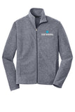 Vanmark-Port Authority® Heather Microfleece Full-Zip Jacket