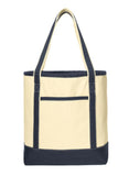 KRHC - Large Cotton Canvas Boat Tote