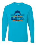 Algona Wahoos State Swim '25 - Dri-Power® Long Sleeve 50/50 T-Shirt