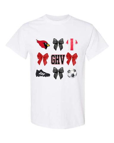 GHV Soccer '25 - Bow Design Short Sleeve Tee