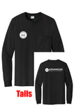 ADS -Tall Long Sleeve Pocket Tee