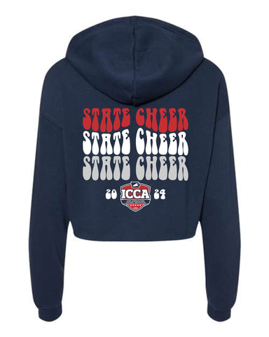 ICCA '24 - BELLA + CANVAS - Women's Crop Fleece Hoodie