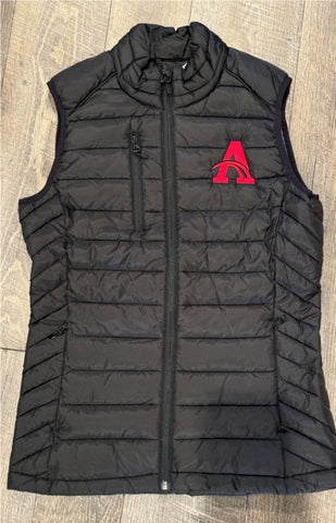 Algona Boosters - Clique Hudson Insulated Mens Full-Zip Puffer Vest | Red Algona A