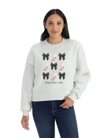 GHV T&F '25-Bow Design Next Level Apparel Ladies' Heavyweight Sweatshirt