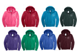 HCLC - Youth Core Fleece Full-Zip Hooded Sweatshirt | True Logo