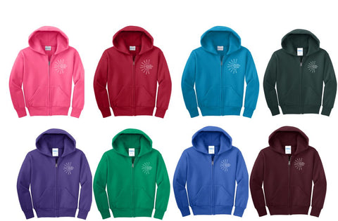 HCLC - Youth Core Fleece Full-Zip Hooded Sweatshirt