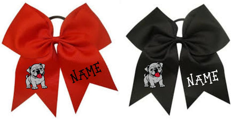 Algona Paw Club - Elastic Cheer Bow | Bullpup