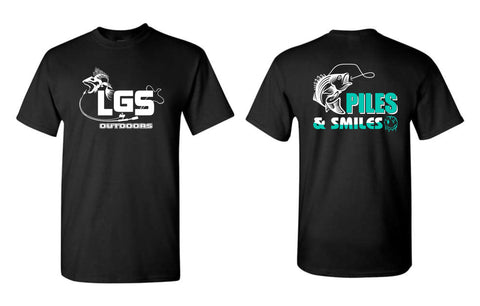 LGS -  LGS OUTDOORS + Piles & Smiles Short Sleeve Tee (5 Colors)