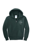 HCLC - Youth Core Fleece Full-Zip Hooded Sweatshirt | True Logo