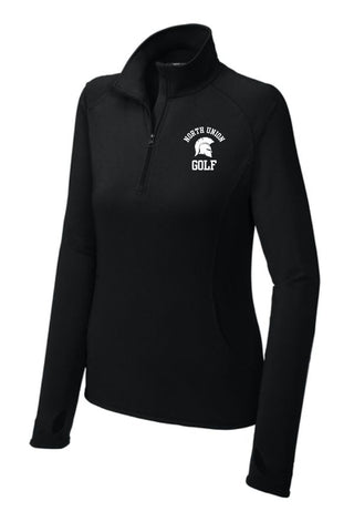 NU Golf '25 - Sport-Tek® Women's Sport-Wick® Stretch 1/4-Zip Pullover