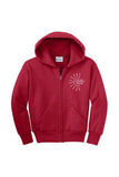 HCLC - Youth Core Fleece Full-Zip Hooded Sweatshirt | True Logo