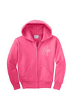 HCLC - Youth Core Fleece Full-Zip Hooded Sweatshirt | True Logo