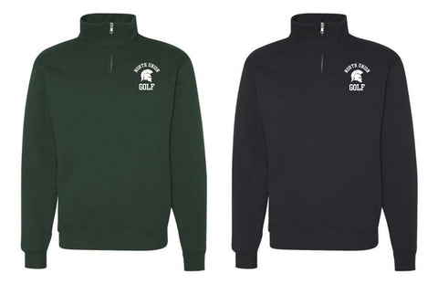 NU Golf '25 - JERZEES - Nublend® Cadet Collar Quarter-Zip Sweatshirt