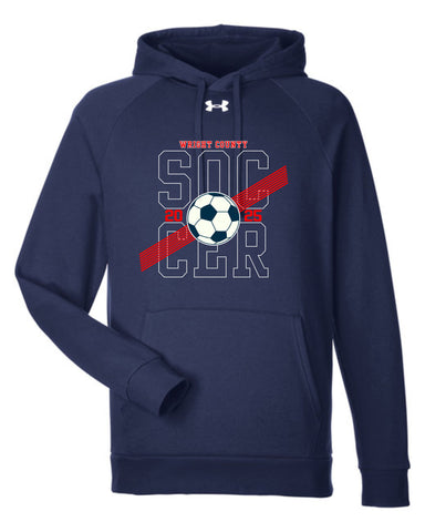 WC Soccer '25- Under Armour Men's Rival Fleece Hooded Sweatshirt