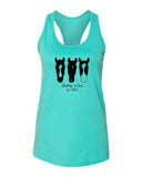 S4J - 3 Horses | BELLA + CANVAS - Women's Jersey Racerback Tank