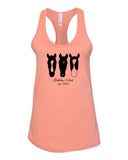 S4J - 3 Horses | BELLA + CANVAS - Women's Jersey Racerback Tank