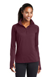 ISB - Sport-Tek® Ladies Sport-Wick® Stretch 1/4-Zip Pullover