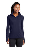 ISB - Sport-Tek® Ladies Sport-Wick® Stretch 1/4-Zip Pullover