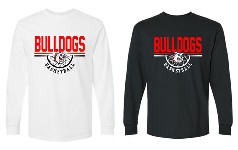 Bulldog 6th Grade Basketball - Long Sleeve Tee (Youth & Adult)