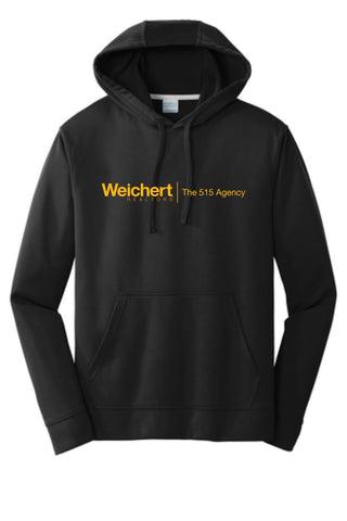 W. Realtors - Performance Fleece Pullover Hooded Sweatshirt | Horizontal Words (6 Colors)