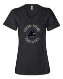 CS Spirit Shop - Women’s Relaxed Jersey V-Neck Tee |Circle Logo|