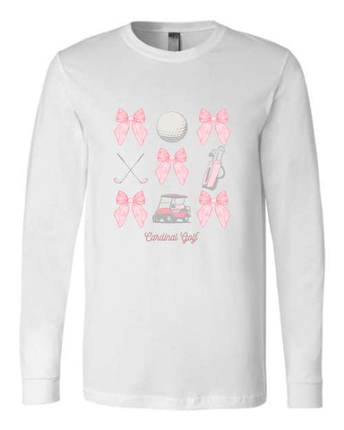 GHV Golf '25 - Bow Design BELLA + CANVAS - Jersey Long Sleeve Tee