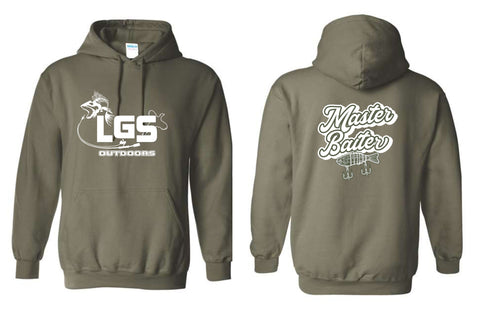 LGS - LGS OUTDOORS  Hoodie |  White - Master Baiter - 5 Colors