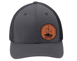 JTH Wind - Port Authority® Flexfit® Mesh Back Cap | Leatherette Patch