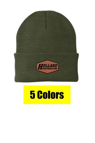 Holland Contracting - Fleece Lined Knit Cap