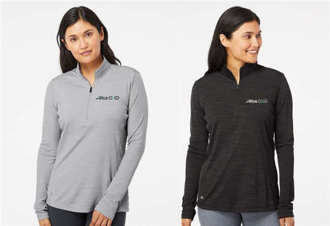 Altus CXO - Adidas - Women's Lightweight Mélange Quarter-Zip Pullover