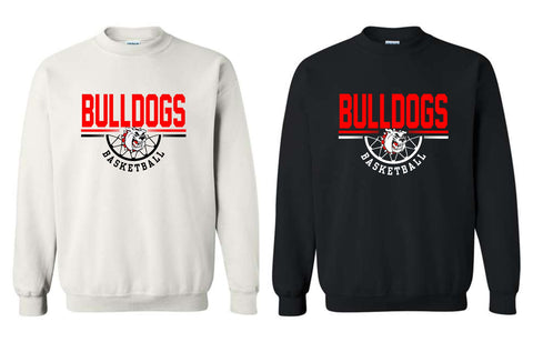 Bulldog 6th Grade Basketball - Crewneck Sweatshirt (Youth & Adult)