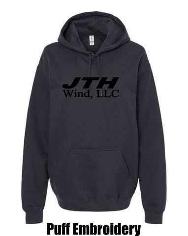 JTH Wind -Puff  Embroidery  Softstyle® Midweight Hooded Sweatshirt