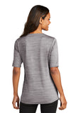 FTSB - Port Authority ® Ladies Stretch Heather Open Neck Top