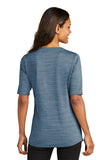 FTSB - Port Authority ® Ladies Stretch Heather Open Neck Top