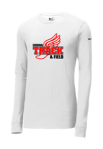 GHV T&F '25 - Nike Dri-FIT Cotton/Poly Long Sleeve Tee