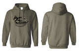 LGS - Legends Guide Service Military Green Hoodie | Front Only