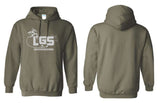 LGS - LGS OUTDOORS Military Green Hoodie | Front Only