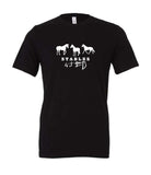 S4J - Bella+Canvas Short Sleeve Tee | 3 Horses