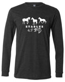 S4J -Toddler Bella+Canvas Long Sleeve Tee | 3 Horses