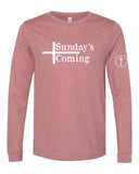 S4J -Youth Bella+Canvas Long Sleeve Tee | Sunday's Coming